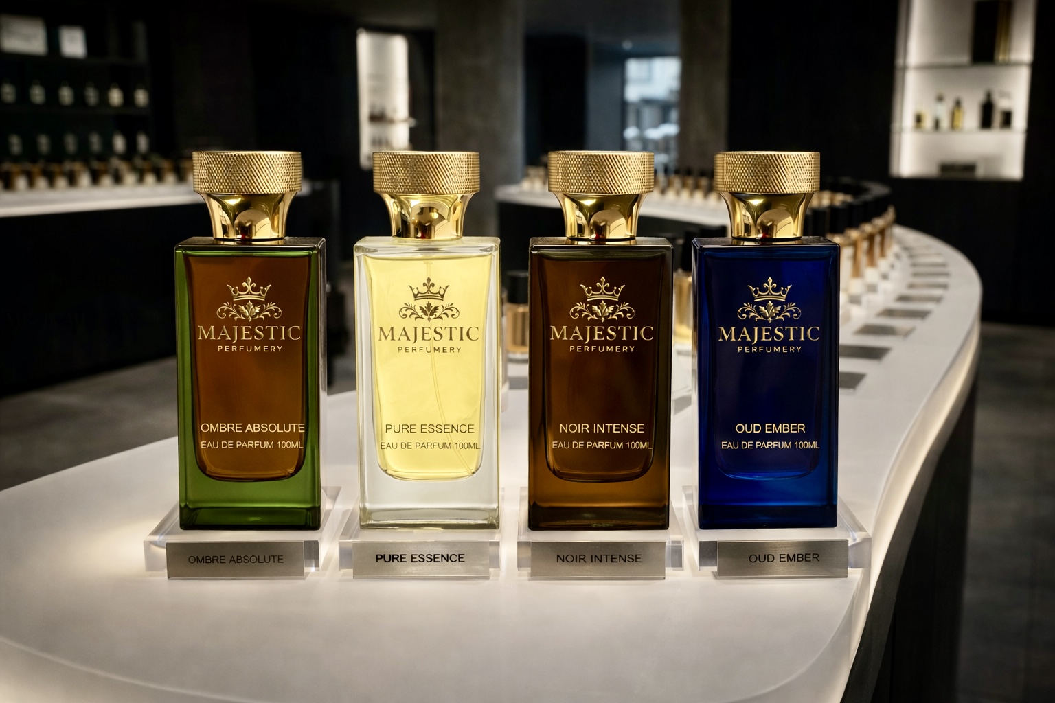 Majestic Perfumery fragrance collection